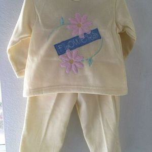 Sweatsuit set "Yellow Flower" Toddler